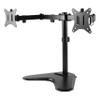Allsop 32628 Free-Standing Dual Monitor Arms view 1