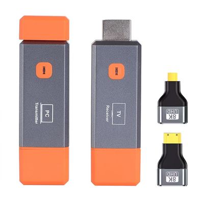 Wireless HDMI Transmitter and Receiver, 328FT/100M 2.4G/5G Wireless HDMI Extender, 4K Decode 1080P Output, for Streaming Video and Audio from Laptop/PC/TV Box/Projector/PS4/PS5 to Monitor/TV.