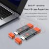 Wireless HDMI Transmitter and Receiver, 328FT/100M 2.4G/5G Wireless HDMI Extender, 4K Decode 1080P Output, for Streaming Video and Audio from Laptop/PC/TV Box/Projector/PS4/PS5 to Monitor/TV. view 3