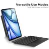 edaiser Detachable Keyboard Case for Apple iPad Air 11-inch (M3-M2) 2025 & iPad Air 5/4th Gen & iPad Pro 11 inch (4th-1st): Wireless Backlit Keyboard with Trackpad, Magnetic Protective Cover view 3
