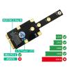 Generic Mini PCIE to M.2 M Key Adapter, M.2 NGFF Nvme SSD Adapter for 2230/2242/2260/2280 SSDs, Generickm7z2cp3ex view 4