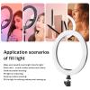 10in Selfie Rings Light Selfie Circle Light with Brightness for Live Streaming, Makeup, and Photography view 3
