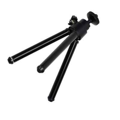 Compact Mini Tripod Lightweight Design, Easy to Put in a Bag or Pocket(Black)