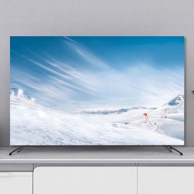 19"-80" Dust-Proof Polyester TV Screen Protector Indoor Landscape Printing TV Cover for Wall Mounted Curved Screen LED LCD TV Dust Cover(Size:78in(182x105cm),Color:A)
