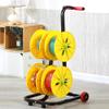 Cable Unwinding Rack With 4 Reels - Cord Disc for Construction Site, Multi-Wire Home Installation - Electrician Tool for Cable Drum view 1