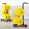 Cable Unwinding Rack With 4 Reels - Cord Disc for Construction Site, Multi-Wire Home Installation - Electrician Tool for Cable Drum view 4