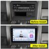 Car Stereo Radio for Honda CRV 07-11, 2+32GB Wireless Carplay and Android Auto 4G+WiFi GPS Navigation 9 Inch Touchscreen Head Unit with HD Backup Camera/Bluetooth/Miror Link/MIC/RDS/FM/SWC view 2