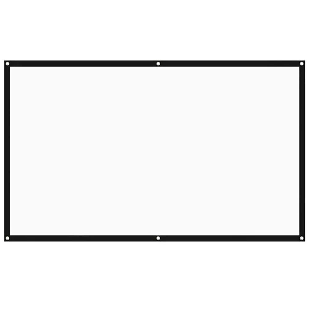 GJPXFR Foldable Projector Screen, 50" 60" 72" Portable Home Theater Movie Screen, Indoor Outdoor HD Projection Screen, Easy to Install(60in-16:9)