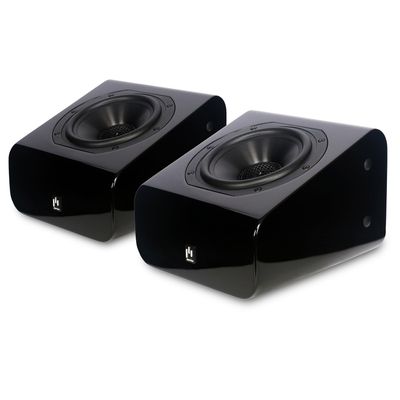 Aperion Audio Dolby Atmos A5 Immersive Height Module Atmos Upfiring Enabled Speaker Pair (Gloss Black)