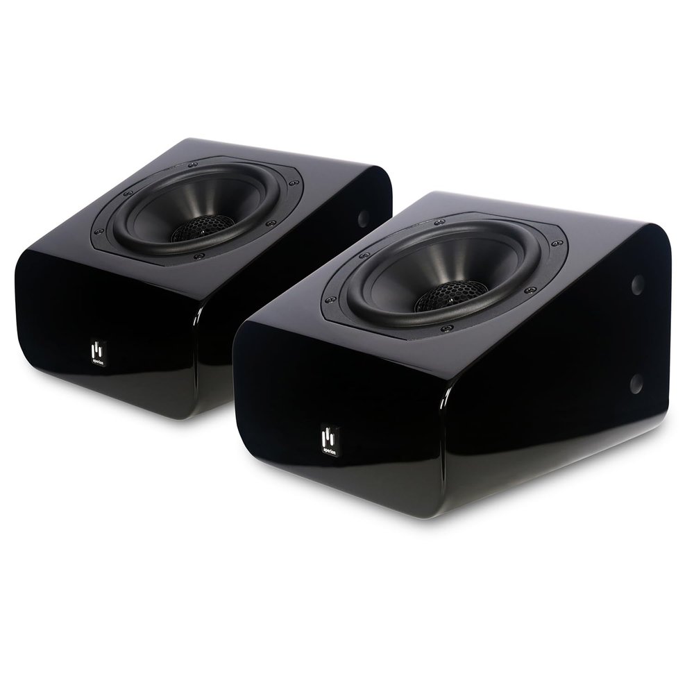 Aperion Audio Dolby Atmos A5 Immersive Height Module Atmos Upfiring Enabled Speaker Pair (Gloss Black)