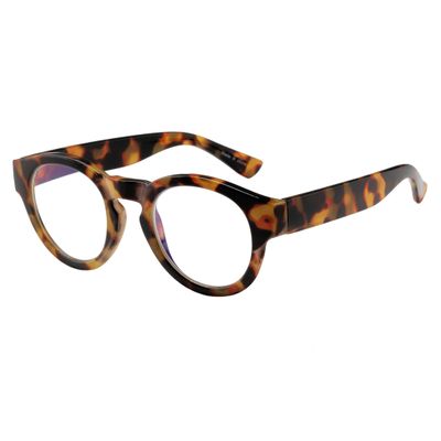 bullabulling Oprah Favorite Women's Shine On Round Blue Light Blocking Reading Glasses (c4, 2.25, x)