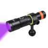 ORCATORCH D530V Video Light with 395NM LED UV Light Blacklight 120 Degrees Photography Light with Ball Joint & ORCATORCH H02 Underwater Camera Tray Kit view 2