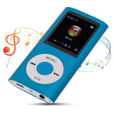 WOOXGEHM MP3 Player, 1.8inch TFT Screen Portable MP3 Music Player, HiFi Sound, 7 Sound Effect Modes, USB Rechargeable Digital Video Music Player (Plus 8GB Card)