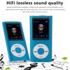WOOXGEHM MP3 Player, 1.8inch TFT Screen Portable MP3 Music Player, HiFi Sound, 7 Sound Effect Modes, USB Rechargeable Digital Video Music Player (Plus 8GB Card) view 2