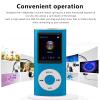 WOOXGEHM MP3 Player, 1.8inch TFT Screen Portable MP3 Music Player, HiFi Sound, 7 Sound Effect Modes, USB Rechargeable Digital Video Music Player (Plus 8GB Card) view 3