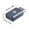 Danfetsoy 8K DisplayPort to Mini DP Adapter (2pack), Bi-Directional DisplayPort Male to Mini DP Female Adapter for MacBook, PC, Laptop, Gaming, Monitor, TV, etc (M/F) view 3