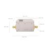 High Gain Amplifier for GPS Boost Signal Strength and Clarity - Wide Frequency Range 10M - 6Ghz - SMA Connector - Ideal for Bei Dou, Fm Radio, and Ra DAR Systems view 2