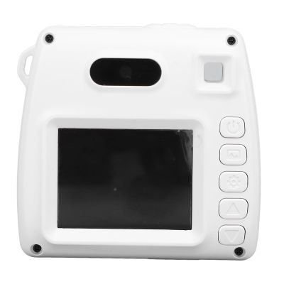 Zunate 48MP Digital Camera, Dual Lens Digital Camera, 1080P FHD Camera - 2.0in Screen, LED Fill Light, Built in Games, MP3 Playback, 11 Filters, 9 Photo Stickers (White)