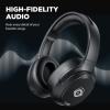 tapaxis Hybrid Active Noise Cancelling Headphones, Bluetooth Headphones Wireless Over Ear with Transparency Mode, Deep Bass, Comfort Fit Ear Cups, 40 Hrs Playtime for Travel Home Office (Black) view 3