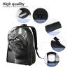 DJUETRUI Backpack for Men Women Lightweight Travel Backpack Black and White Photo of Cat Carry On Backpack Laptop Backpack Casual Daypack view 3