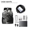 DJUETRUI Backpack for Men Women Lightweight Travel Backpack Black and White Photo of Cat Carry On Backpack Laptop Backpack Casual Daypack view 4