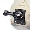 Chestnut-YX Helmet Mount Camera Bracket NVG Mount Match for Tactical Helmet Accessories 90 Degree Rotation Front Bracket Fast Mich/AF/M88 for Hero 1 2 3 4 5 Action Camera Camcorder view 1