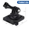 Chestnut-YX Helmet Mount Camera Bracket NVG Mount Match for Tactical Helmet Accessories 90 Degree Rotation Front Bracket Fast Mich/AF/M88 for Hero 1 2 3 4 5 Action Camera Camcorder view 2
