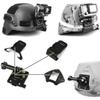 Chestnut-YX Helmet Mount Camera Bracket NVG Mount Match for Tactical Helmet Accessories 90 Degree Rotation Front Bracket Fast Mich/AF/M88 for Hero 1 2 3 4 5 Action Camera Camcorder view 3
