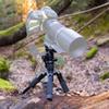 FEICHAO Mini Desktop Tripod Portable DSLR Camera Tripod Stand for DSLR Camera Outside Climbing Live Photography Stand (Black) view 2