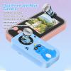 ASHATA R20 Compact Digital Camera for Photography, CCD Camera with 2.4 inch Screen, 96MP Dual Camera, Flashlight Timer Calendar Ebook, MP3 Player Video Camera for Beginner (Blue) view 4