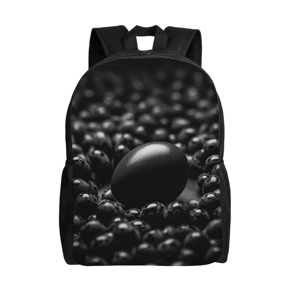 DJUETRUI Backpack for Men Women Lightweight Travel Backpack Black Bean Balls Carry On Backpack Laptop Backpack Casual Daypack