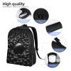 DJUETRUI Backpack for Men Women Lightweight Travel Backpack Black Bean Balls Carry On Backpack Laptop Backpack Casual Daypack view 3