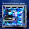 ARGB Extension Cable 5V 3-Pin, 12-Light Guide Strips 120 LEDs, Flexible Silicone Sync Cable for Motherboard GPU CPU, Compatible with Aura Sync, RGB Fusion, Mystic Light (24 Pin or 3x8 Pin) view 4