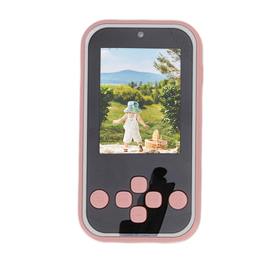 ASHATA R20 Compact Digital Camera for Photography, CCD Camera with 2.4 inch Screen, 96MP Dual Camera, Flashlight Timer Calendar Ebook, MP3 Player Video Camera for Beginner (Roseate)