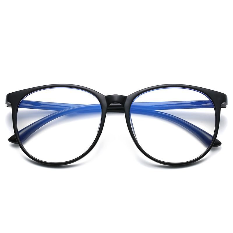 Calsgkspray 1pc Black Plastic Light Glasses for Women,Fashion Blue Light Glasses, Light Blocking Glasses,Computer/TV/Phones/Gaming Glasses,Computer Reading Glasses for Women Men,Vision Care