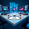 Calsgkspray 1pc Black Plastic Light Glasses for Women,Fashion Blue Light Glasses, Light Blocking Glasses,Computer/TV/Phones/Gaming Glasses,Computer Reading Glasses for Women Men,Vision Care view 2