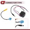 HEROFFIX 1 Set Reverse Camera Rear View Camera Adapter Wire Harness Cable for VW for BMW Front Reverse Backup Camera Wiring Harness Black Metal view 4