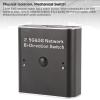 2.5G 5G Network Bidirection Switch 2 in 1 Out Or 1 in 2 Out Two Way 2 Port RJ45 Internal External Networking Switcher Adapter Easy to Carry view 4