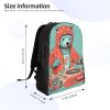 DJUETRUI Backpack for Men Women Lightweight Travel Backpack Bear Who Likes to Make Music Carry On Backpack Laptop Backpack Casual Daypack view 2