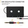 QANYEGN 3.5mm Car Audio Cassette to Aux Adapter, Stereo 4 Channel Output Cassette Tape Player, Tape Audio Adapter view 4