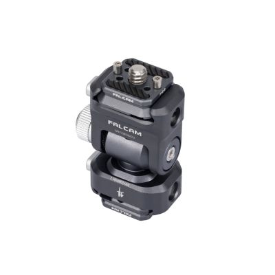 FALCAM F22 Dual Quick Release Pan Head Kit,180 tilt Freely Multiple Modes Aluminium Alloy Equipment with 1/4 Threaded Holes for Camera