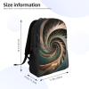 DJUETRUI Backpack for Men Women Lightweight Travel Backpack Spiral Pattern Carry On Backpack Laptop Backpack Casual Daypack view 2