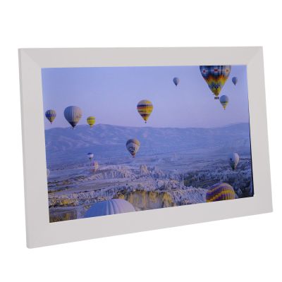 10 inch Digital Picture Frame, Smart Digital Photo Frame with 1280x800, Auto Rotate and Slideshow, Easy Setup to Share Moments from Anywhere Anytime (White)