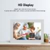 10 inch Digital Picture Frame, Smart Digital Photo Frame with 1280x800, Auto Rotate and Slideshow, Easy Setup to Share Moments from Anywhere Anytime (White) view 2