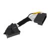 HEROFFIX 1 Pcs Reverse Camera Rear View Camera Adapter Wire Harness Cable for Ford Taurus 2015-2017 Front Reverse Backup Camera Wiring Harness Black Metal view 1