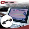 HEROFFIX 1 Pcs Reverse Camera Rear View Camera Adapter Wire Harness Cable for Ford Taurus 2015-2017 Front Reverse Backup Camera Wiring Harness Black Metal view 3