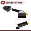 HEROFFIX 1 Pcs Reverse Camera Rear View Camera Adapter Wire Harness Cable for Ford Taurus 2015-2017 Front Reverse Backup Camera Wiring Harness Black Metal view 4
