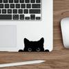 12PCS Vinyl Waterproof Cat Car Stickers - Peeking Sneaky Black Cat Decals for Cars, Laptops, Phones, Books, Water Bottles, Windows, Walls - Durable 2-inch Vinyl Stickers for Personalized Decoration view 2