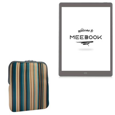 BoxWave Case Compatible with Boyue Likebook eReader P10 (10 in) - Chic Pouch, Retro 70's Design Neoprene Slip Sleeve - City Lights