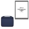 BoxWave Case Compatible with Boyue Likebook eReader P10 (10 in) - Hard Shell Briefcase, Slim Messenger Bag Briefcase Cover Side Pockets - Navy view 1
